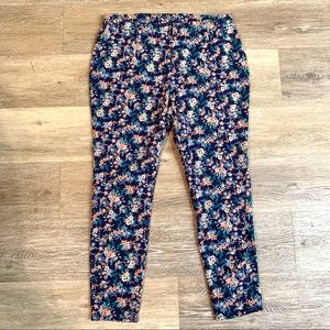 FADED GLORY Floral Capri Jeggings
